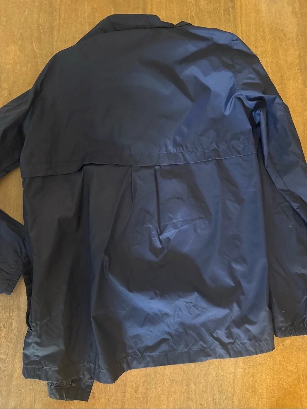 Columbia Kid’s Navy Lightweight Hooded Rain Jacket youth L 15/16